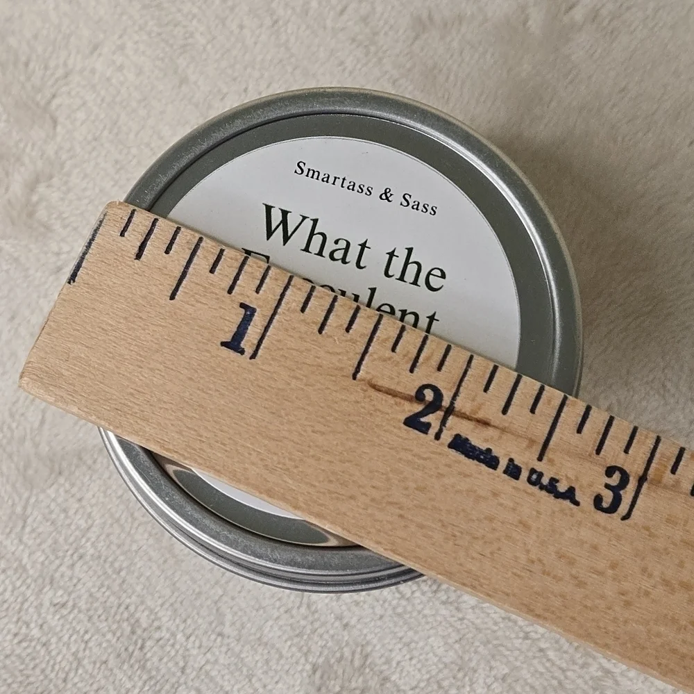 What the Fucculent Hand Poured Soy Candle 4 oz